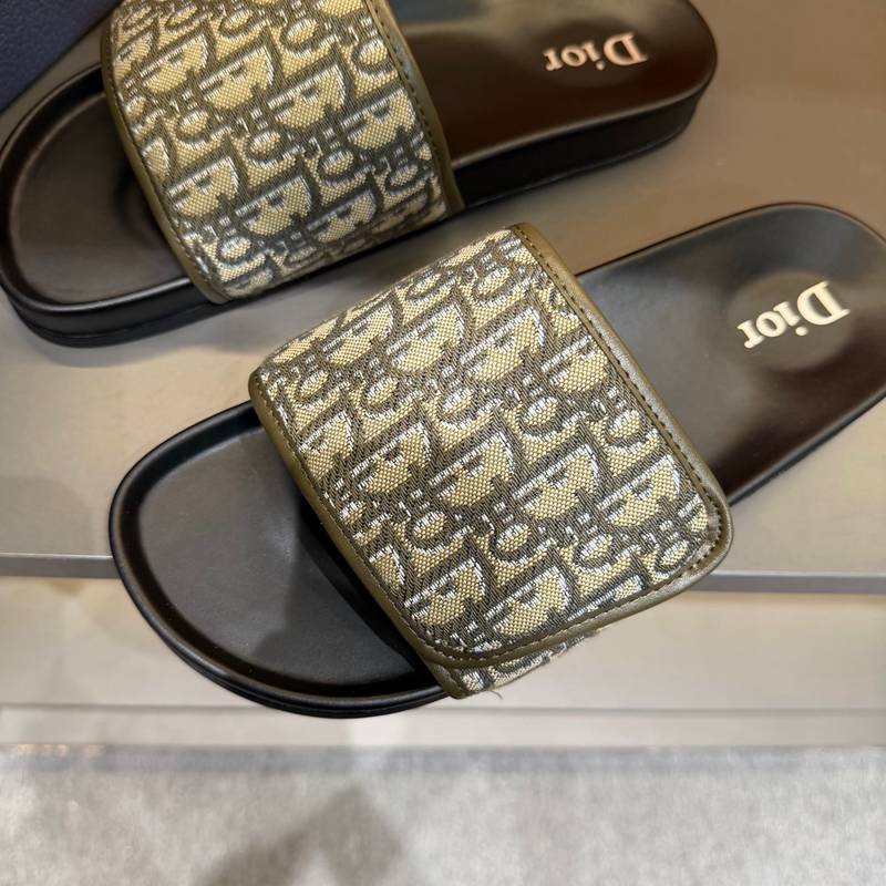 Claquettes Dior en toile monogram – Confort premium et design iconique – Image 34